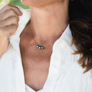 Douces Perles | Bijoux perles la Réunion | Collier perles noires