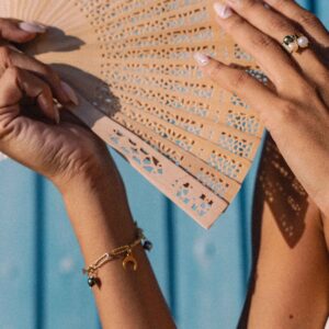 Bracelet Perles d'eau douce & Pampilles